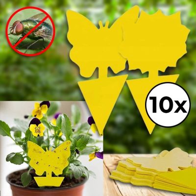 Αυτοκόλλητες παγίδες μυγών (10 τεμ.) | BUGILURE