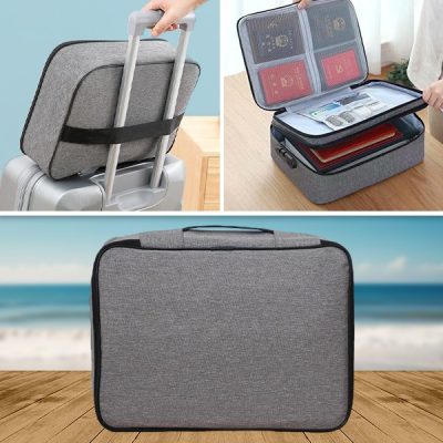 Αδιάβροχη τσάντα με κωδικό πρόσβασης για έγγραφα και πολύτιμα αντικείμενα | DOCTURO